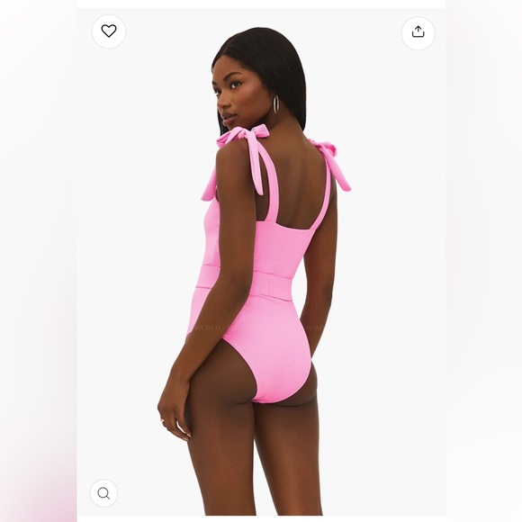 NWT BEACH RIOT Sydney Belted One Piece in Prism Pink - Picture 6 of 7